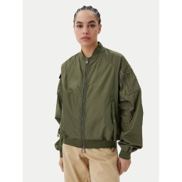 Save The Duck Яке бомбър D32105W TWIL20 Зелен Oversize