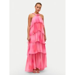 Vero Moda Официална рокля Felicia 10295237 Розов Slim Fit