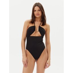 Calvin Klein Swimwear Бански костюм KW0KW02813 Черен