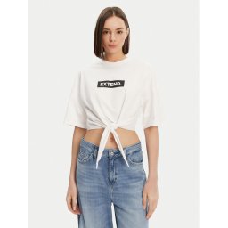 ONLY Тишърт Serena 15343356 Бял Regular Fit