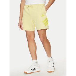adidas Спортни шорти Future Icons 3-Stripes JD4883 Жълт Regular Fit