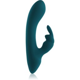 Playboy Toys Pleasure Lil Rabbit Green вибратор със стимулиране на клитора 14.5 см