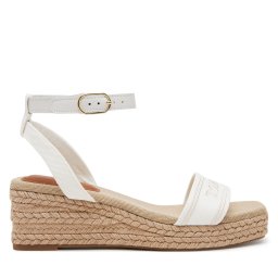 Еспадрили Tommy Hilfiger Tommy Hilfiger Espad Mid Wedge FW0FW08805 Екрю