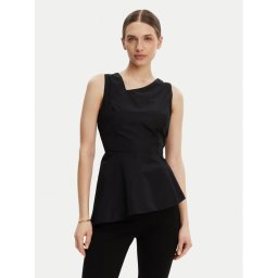 DKNY Блуза P4JA1Z31 Черен Regular Fit