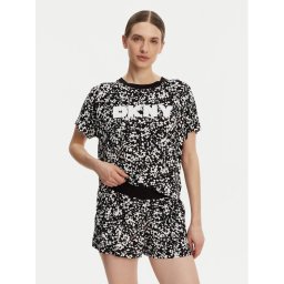 DKNY Пижама YI80044 Черен Regular Fit