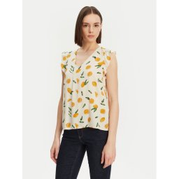 Pieces Блуза Nya 17147804 Екрю Regular Fit