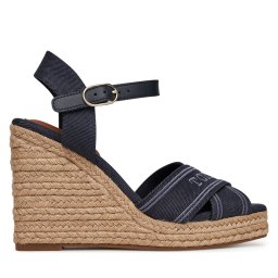 Еспадрили Tommy Hilfiger Tommy Hilfiger Espad High Wedge FW0FW08668 Тъмносин