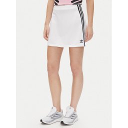 adidas Пола тип трапец adicolor 3-Stripes JD0284 Бял Regular Fit