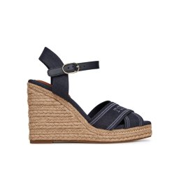 Tommy Hilfiger Еспадрили Tommy Hilfiger Espad High Wedge FW0FW08668 Тъмносин