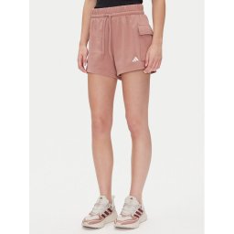 adidas Спортни шорти Essentials Small Logo JC5703 Розов Loose Fit