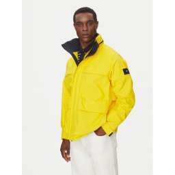 Tommy Hilfiger Преходно яке Regatta Mid Length Jacket MW0MW39200 Жълт Loose Fit