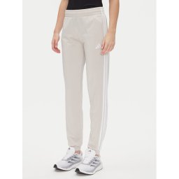 adidas Долнище анцуг Tricot 3-Stripes JD4536 Бежов Regular Fit