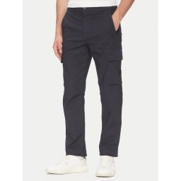 BOSS Текстилни панталони 50536882 Тъмносин Regular Fit
