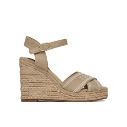 Tommy Hilfiger Еспадрили Tommy Hilfiger Espad High Wedge FW0FW08668 Бежов