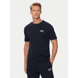 EA7 Emporio Armani Тишърт 8NPT25 PJVPZ 1562 Тъмносин Regular Fit