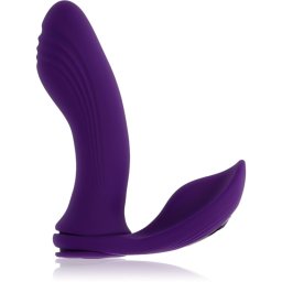 Playboy Toys Evolved Mix & Match Violet вибратор със стимулиране на клитора 12.7 см