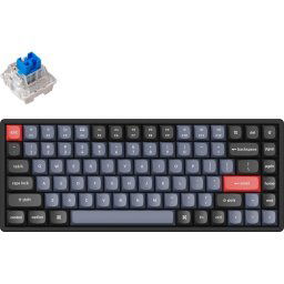 Геймърска механична клавиатура Keychron K2 Pro Hot-Swappable Keychron K Pro Mechanical Blue Switch, RGB Backlight Aluminium Fram