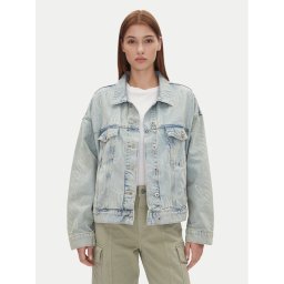 HUGO Дънково яке Lou_B 50534757 Син Oversize