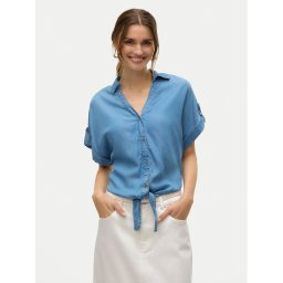 Vero Moda Риза Fleur 10326059 Син Regular Fit