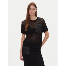 DKNY Пуловер P5BSAV83 1 Черен Regular Fit
