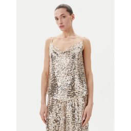 Bruuns Bazaar топ Meria BBW4389 Сребрист Loose Fit