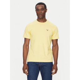 Barbour Тишърт Essential Sports MTS0331YE36 Жълт Tailored Fit