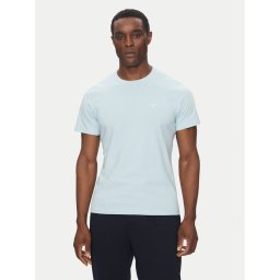 Barbour Тишърт Essential Sports MTS0331BU17 Светлосиньо Tailored Fit