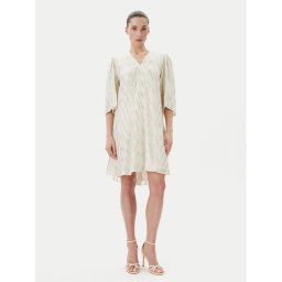 Bruuns Bazaar Коктейлна рокля BBW4579 Бежов Regular Fit