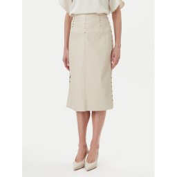 Bruuns Bazaar Пола от имитация на кожа Tuanelle BBW4392 Бежов Regular Fit