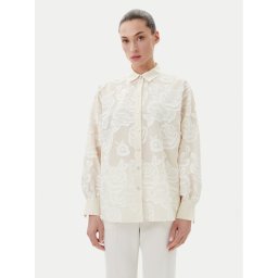 Bruuns Bazaar Риза Calamus Felina BBW4538 Бял Regular Fit