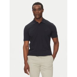 Liu Jo Тениска с яка и копчета QA5157 J0299 Тъмносин Regular Fit