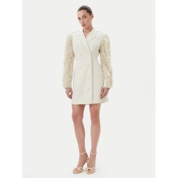 Bruuns Bazaar Коктейлна рокля Rubysus Tiwa BBW4443 Екрю Regular Fit