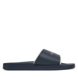 Чехли Calvin Klein Jeans Slide Rubber Neoprene Monologo YM0YM00361 Тъмносин