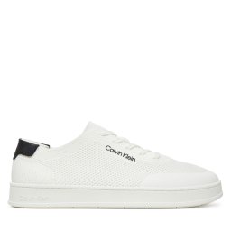 Сникърси Calvin Klein Low Top Lace Up Knit HM0HM01726 Бял