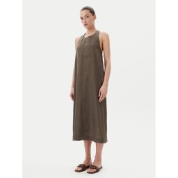 Max Mara Leisure Лятна рокля Douglas 2516221018 Зелен Relaxed Fit