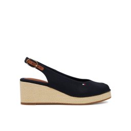 Tommy Hilfiger Сандали Flag Mid Wedge Espad Slingback FW0FW08595 Тъмносин