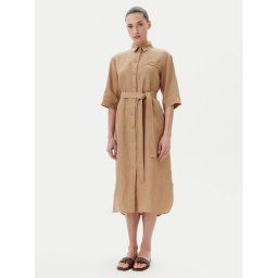 Max Mara Leisure Рокля тип риза Salute 2516221028 Кафяв Regular Fit