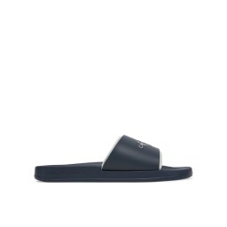 Calvin Klein Jeans Чехли Slide Rubber Neoprene Monologo YM0YM00361 Тъмносин