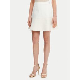 Guess Мини пола W5GD87 WH610 Екрю Regular Fit