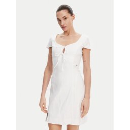 Guess Лятна рокля W5GK41 WH5L2 Бял Regular Fit