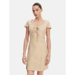 Guess Лятна рокля W5GK41 WH5L2 Бежов Regular Fit