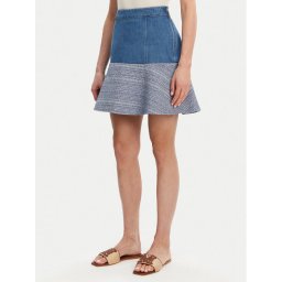 Guess Мини пола W5GD87 WH610 Син Regular Fit