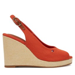 Еспадрили Tommy Hilfiger Flag High Wedge Espad Slingback FW0FW08597 Оранжев