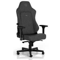 Геймърски стол noblechairs HERO TX (NBL-HRO-TX-ATC), до 150кг. макс тегло, текстил, газов амортисьор, алуминиева база, 4D подлакътници, сив