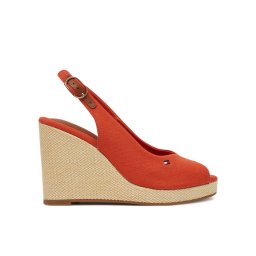 Tommy Hilfiger Еспадрили Flag High Wedge Espad Slingback FW0FW08597 Оранжев