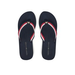 Tommy Hilfiger Джапанки Th Corporate Wedge Beach Sandal FW0FW08520 Тъмносин