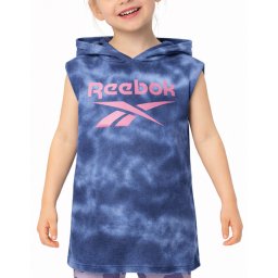 REEBOK Tie-Dye Hooded Tee Blue