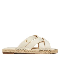 Еспадрили Tommy Hilfiger Satin Espadrille Mule FW0FW08502 Бежов