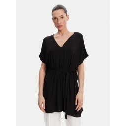 Liu Jo Beachwear Плажна рокля VA5164 JS360 Черен Relaxed Fit