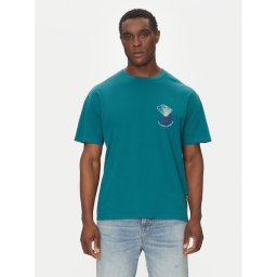Quiksilver Тишърт EQYZT08033 Зелен Regular Fit